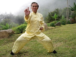 Grandmaster Wong performs 'One Finger Shooting Zen'